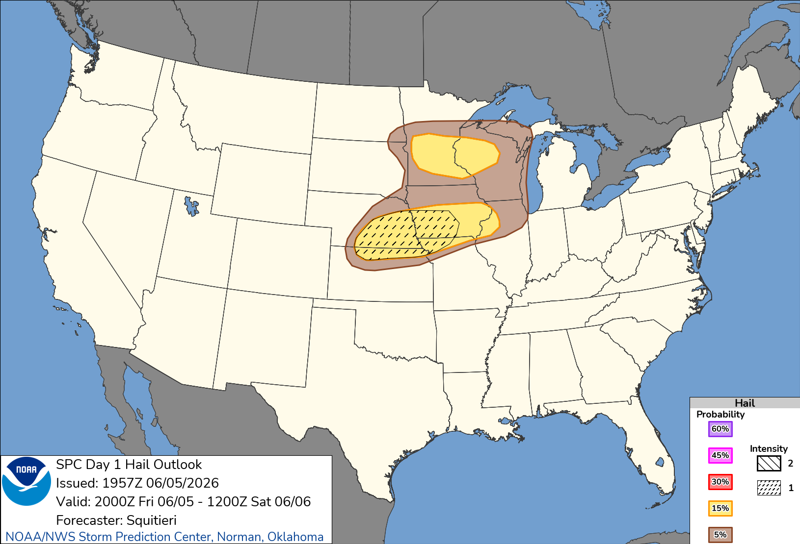 SPC Day 1 Hail
